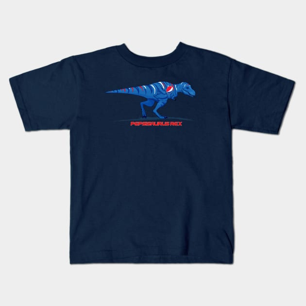 PepsiSaurus-Rex Kids T-Shirt by Odisential